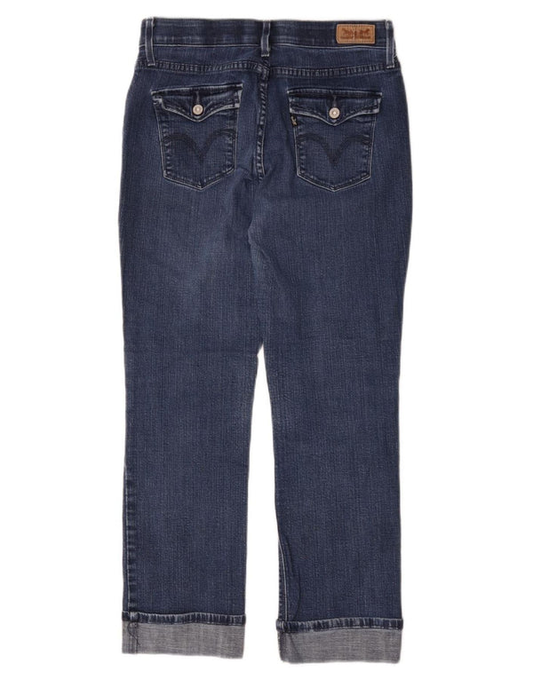Jeans dritti da donna Levi's US 6 medi W28 L25 cotone blu