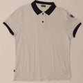 BLAUER Mens Graphic Polo Shirt Medium White Vintage Blauer and Second-Hand Blauer from Messina Hembry 