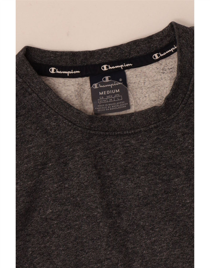 Felpa da uomo Champion Maglione grigio medio chiazzato