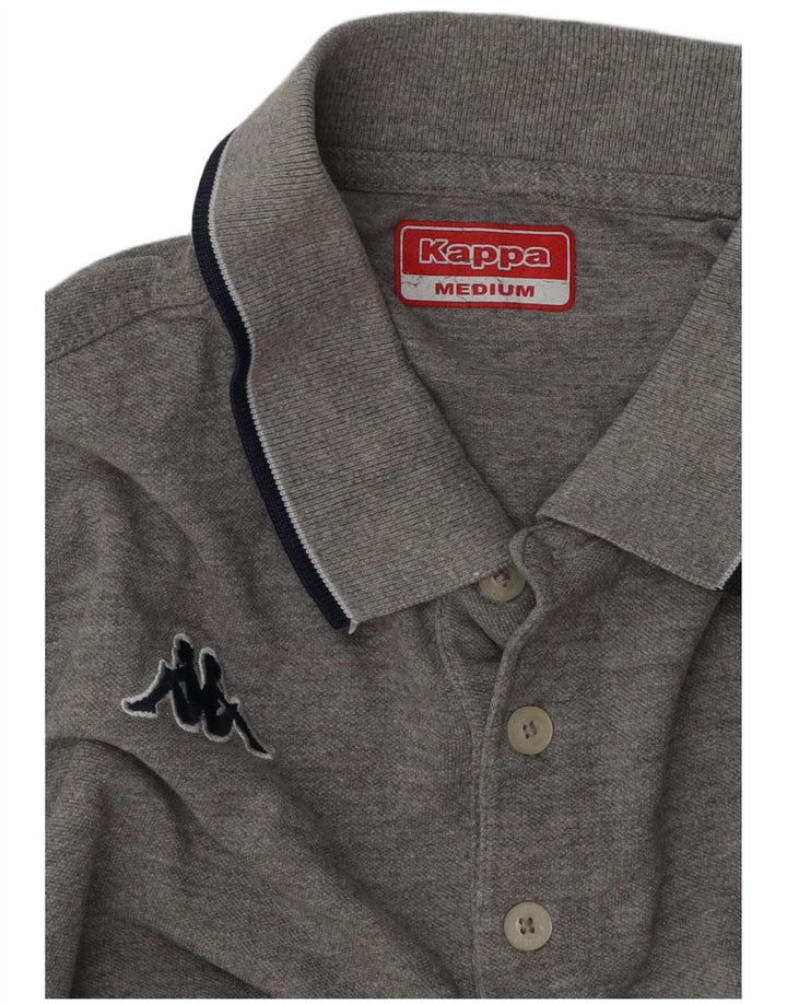Polo Kappa Bambino 13-14 Anni Cotone Grigio Medio