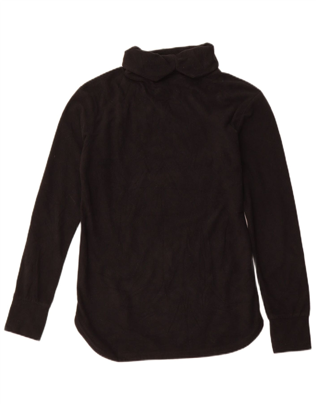 Maglione in pile da donna Adidas Roll Neck UK 10 piccolo poliestere nero