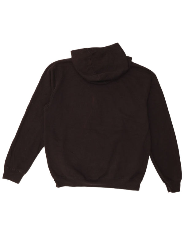 Felpa con cappuccio grafica da uomo Volcom XL in cotone nero