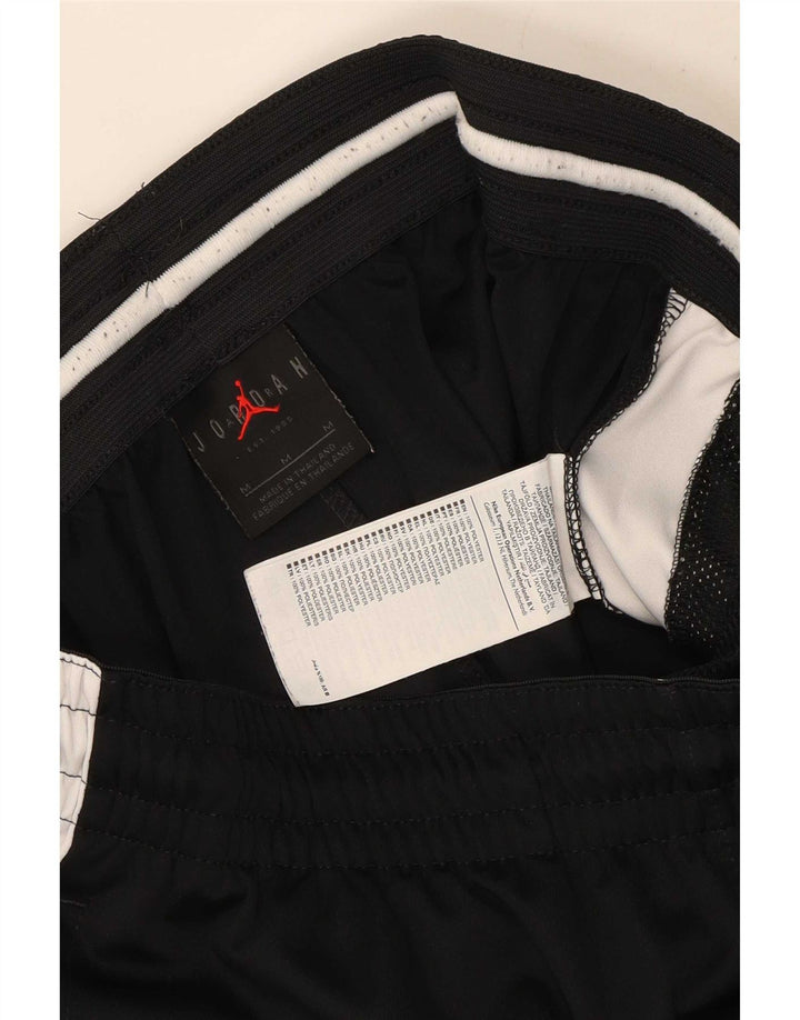 Pantaloncini sportivi Jordan Dri Fit da uomo, colore nero medio, in poliestere a blocchi di colore