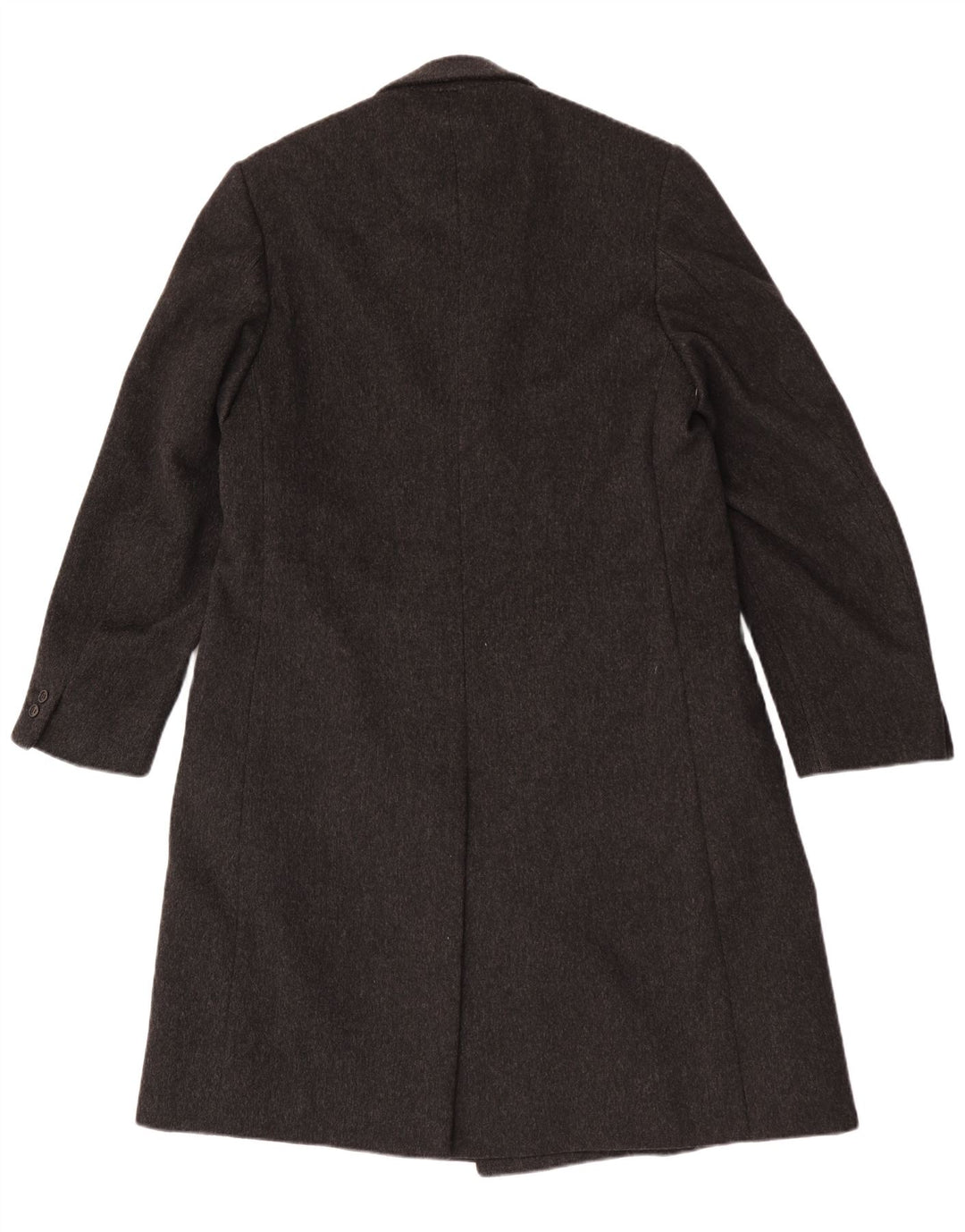 Cappotto doppiopetto vintage da uomo UK 36 piccolo grigio
