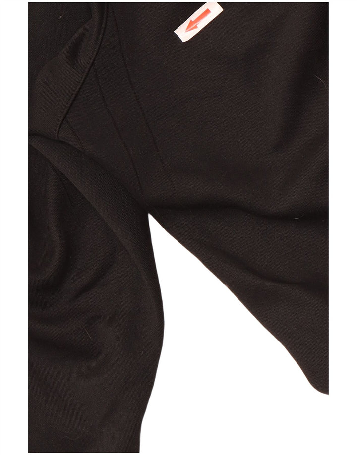Pantaloni da tuta grafica Adidas da uomo Juventus, poliestere nero medio