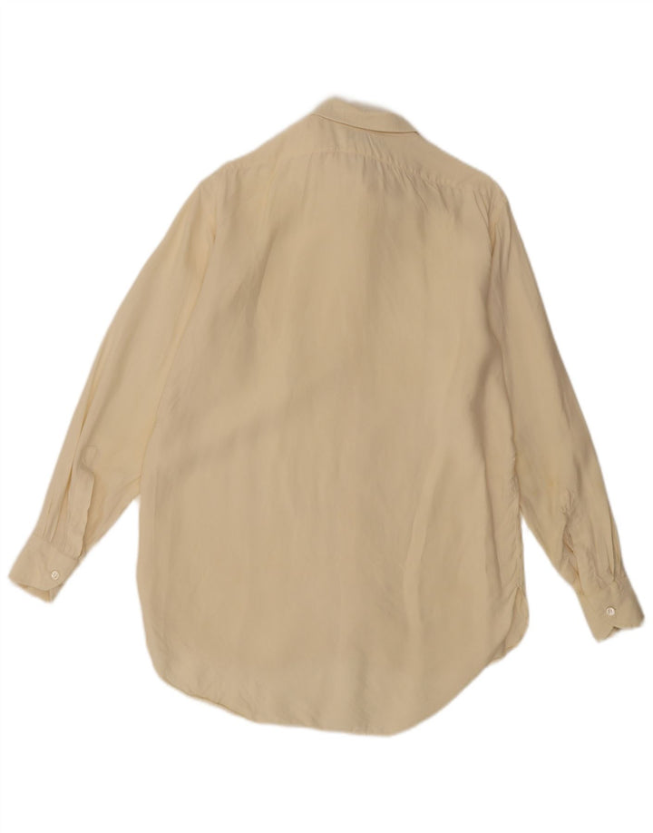 Camicia vintage da uomo giallo medio