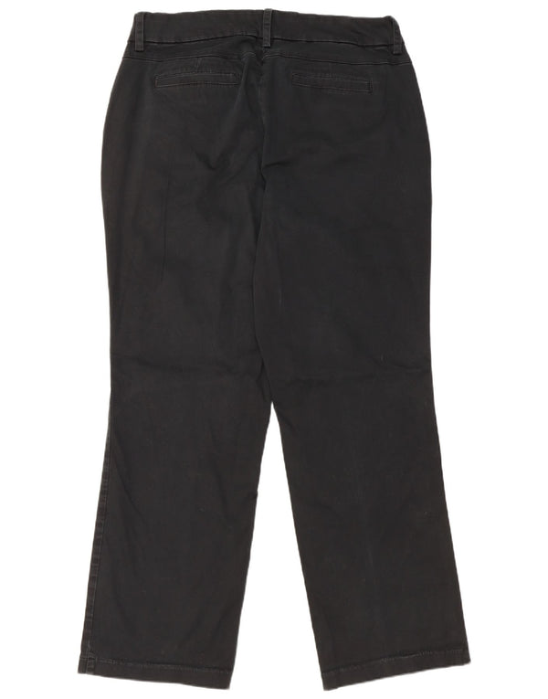 Pantaloni casual dritti vestibilità Curvy da donna LEE US 16 2XL W36 L31 Neri