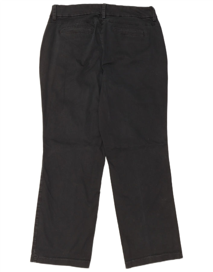 Pantaloni casual dritti vestibilità Curvy da donna LEE US 16 2XL W36 L31 Neri