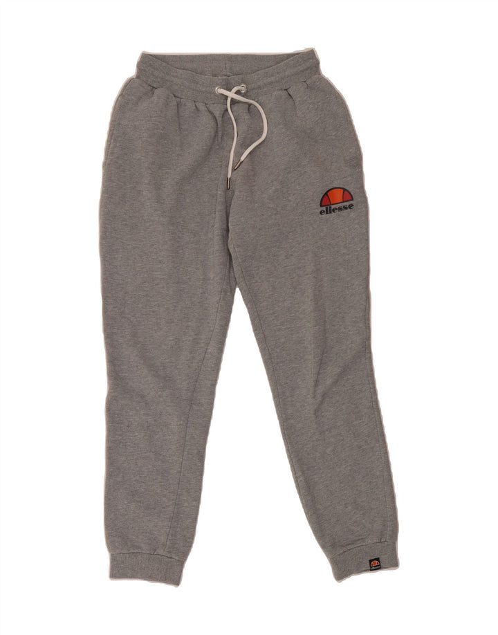 ELLESSE Mens Tracksuit Trousers Joggers Small Grey Cotton Vintage Ellesse and Second-Hand Ellesse from Messina Hembry 