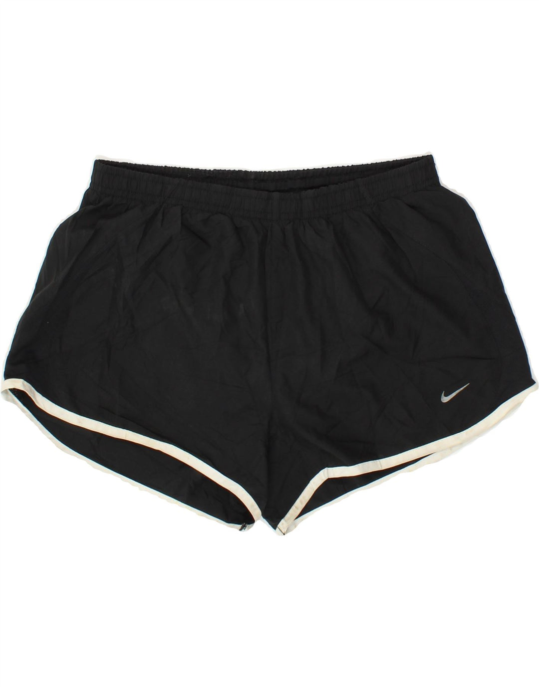 NIKE Womens Dri Fit Sport Shorts UK 12 Medium Black Polyester Vintage Nike and Second-Hand Nike from Messina Hembry 