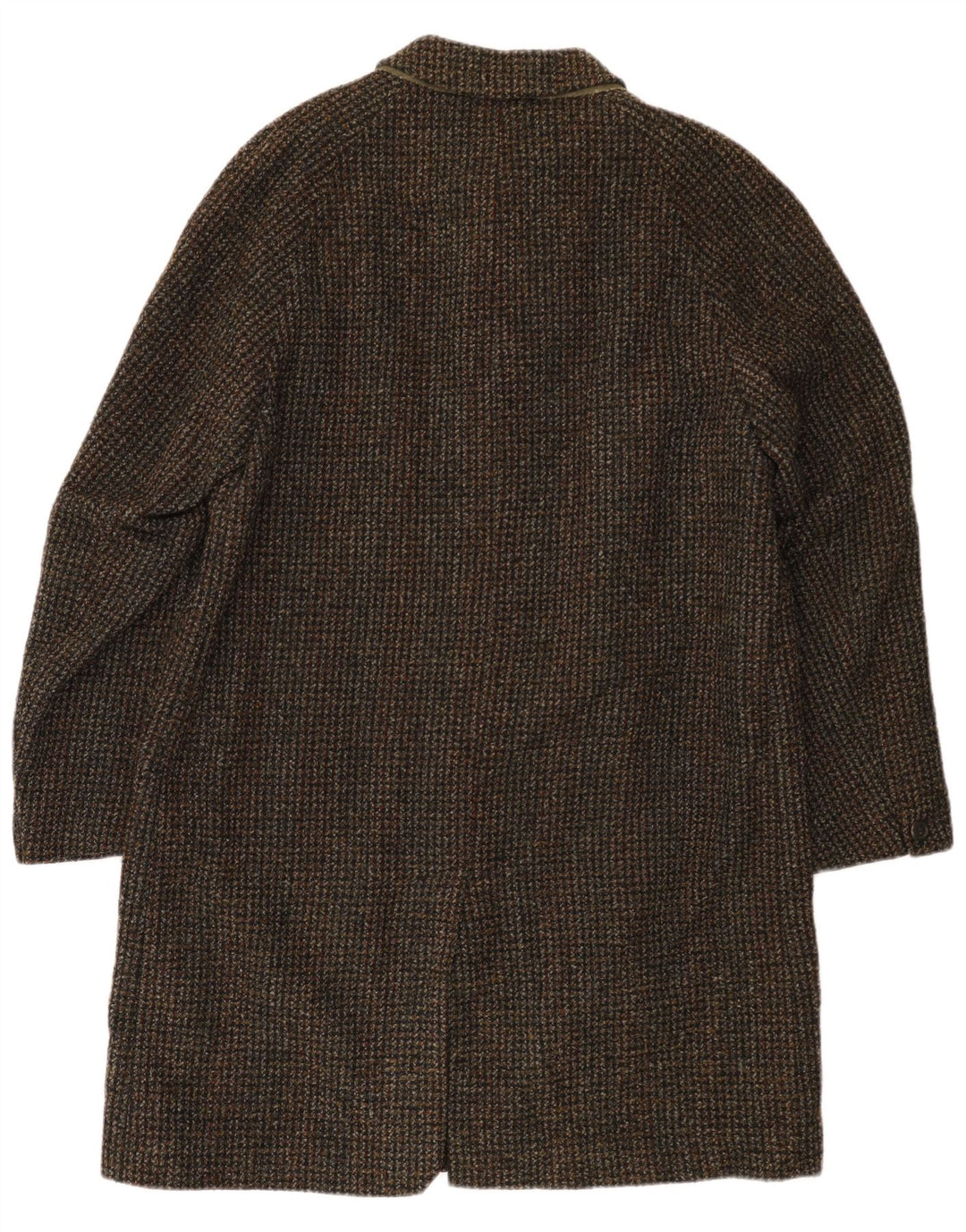 Soprabito vintage da uomo UK 40 a quadri marroni grandi