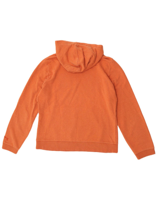Felpa con cappuccio grafica da donna Puma UK 16 grande arancione