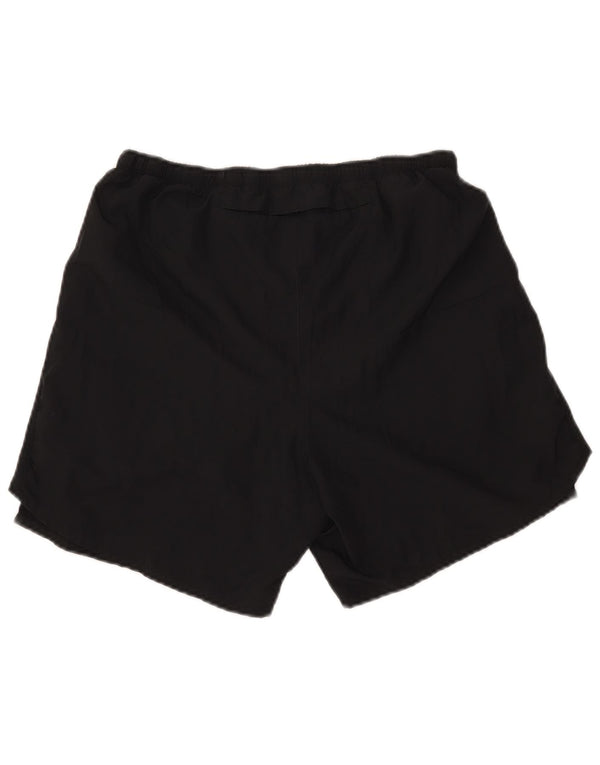 Pantaloncini sportivi Nike Dri Fit da uomo, grandi, in poliestere nero