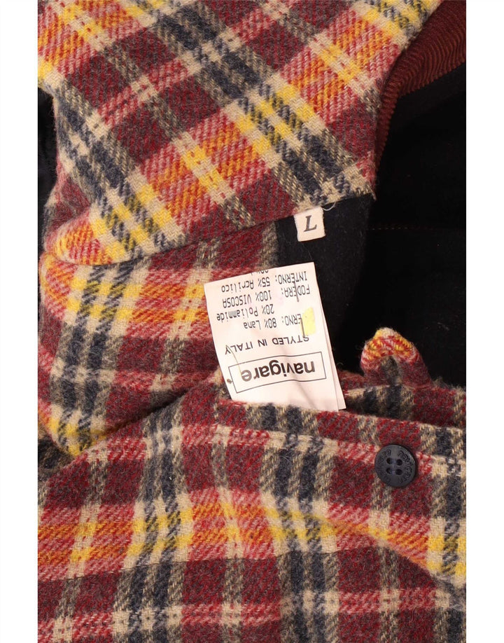 Soprabito da uomo Navigare UK 40 Large in lana blu navy