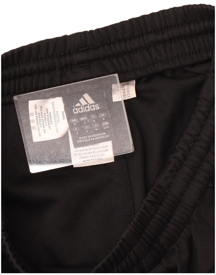 Pantaloni da tuta da uomo ADIDAS piccoli in poliestere nero