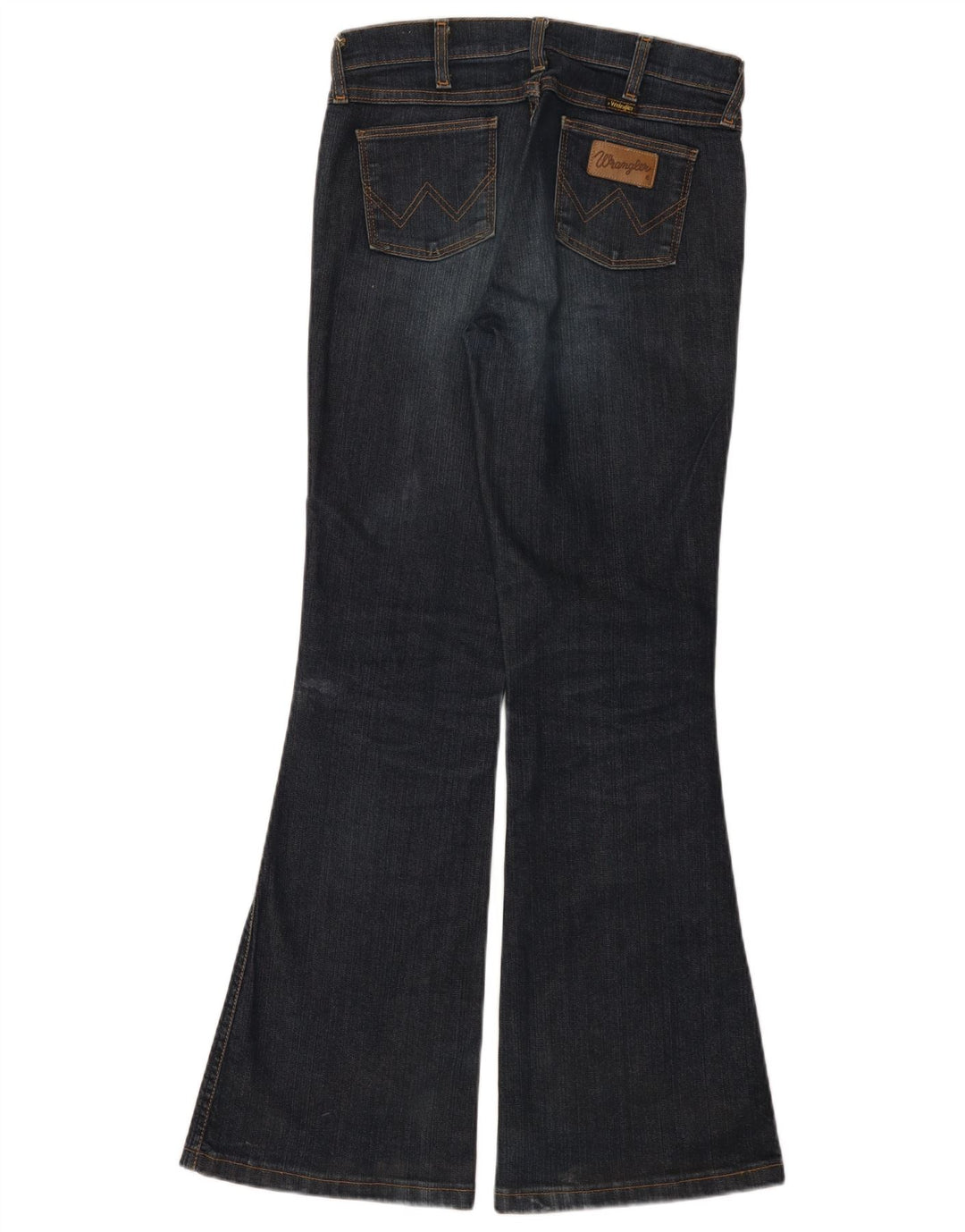 Jeans svasati da donna Wrangler W30 L30 cotone blu navy