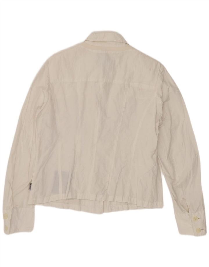 Giacca utility da donna Geox UK 14 grande bianca