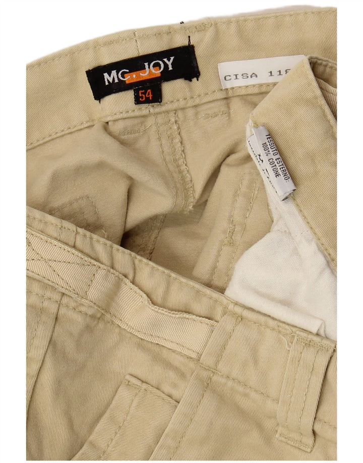 Pantaloni cargo dritti da uomo MC Joy IT 54 2XL W40 L29 Cotone beige