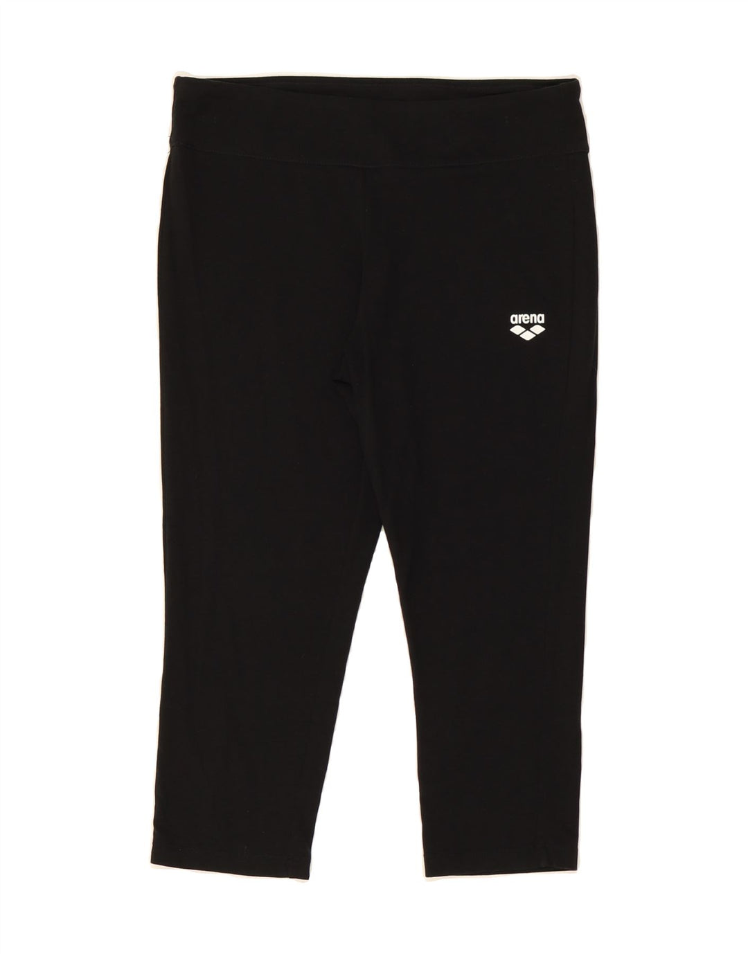 ARENA Womens Capri Leggings UK 12 Medium Black Vintage Arena and Second-Hand Arena from Messina Hembry 