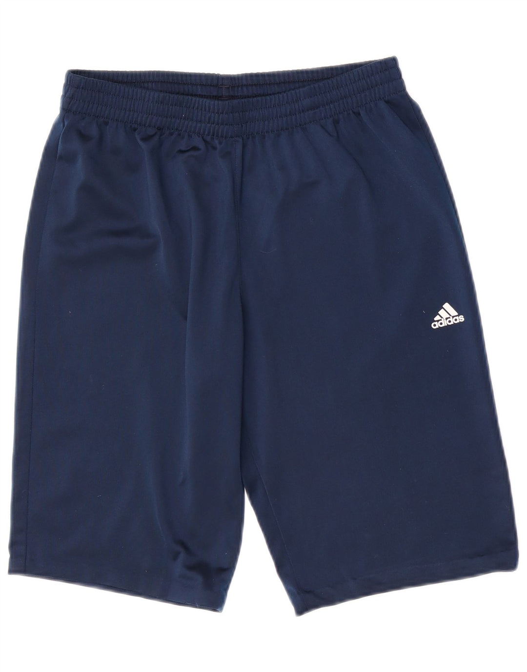 Pantaloncini sportivi Adidas da ragazzo 15-16 anni in poliestere blu navy