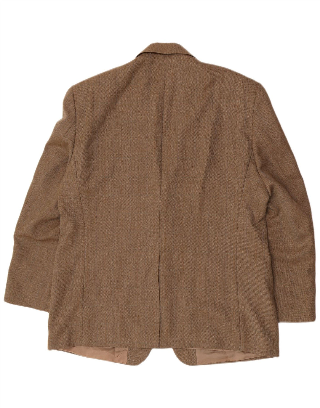 Giacca blazer regolare da uomo Ralph Lauren UK 44 2XL Marrone a spina di pesce