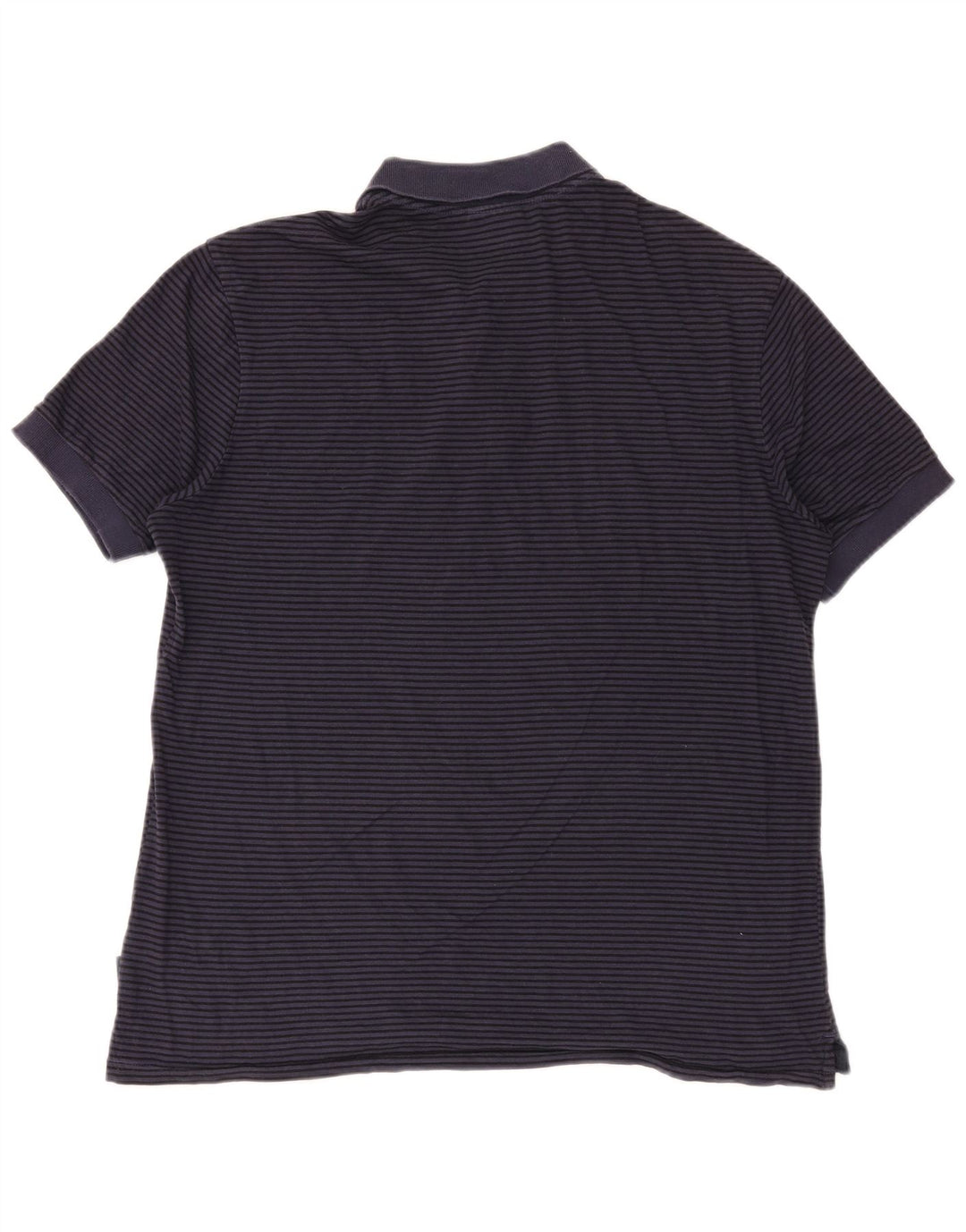 Polo da uomo Paul Smith grande in cotone a righe blu navy