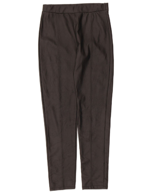 Pantaloni slim in ecopelle per ragazze Zara 13-14 anni W24 L24 Neri