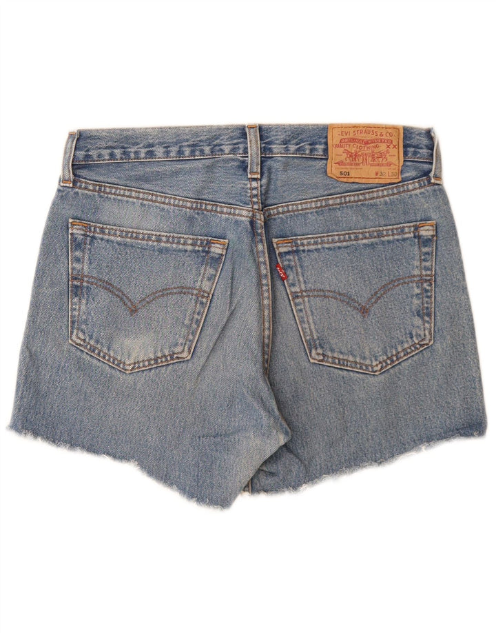 Pantaloncini di jeans Levi's 501 da donna W32 grandi blu