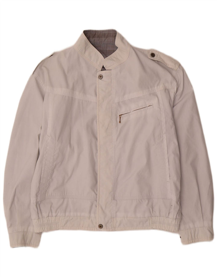 Giacca Militare Reversibile Uomo Faciba IT 50 Large Poliestere Bianco