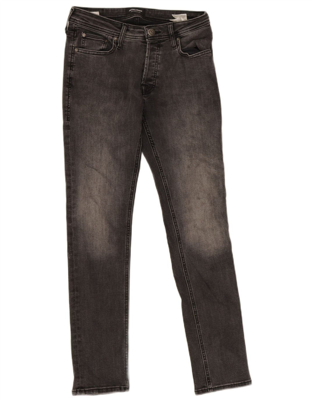 Jeans slim da uomo Jack & Jones W29 L30 cotone grigio