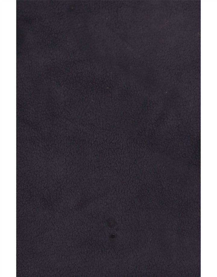 Giacca in pile da uomo Adidas UK 42/44 grande poliestere blu navy