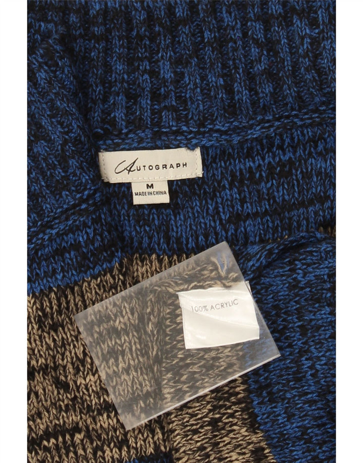 Maglione cardigan senza maniche da donna Marks & Spencer UK 14 Blu medio