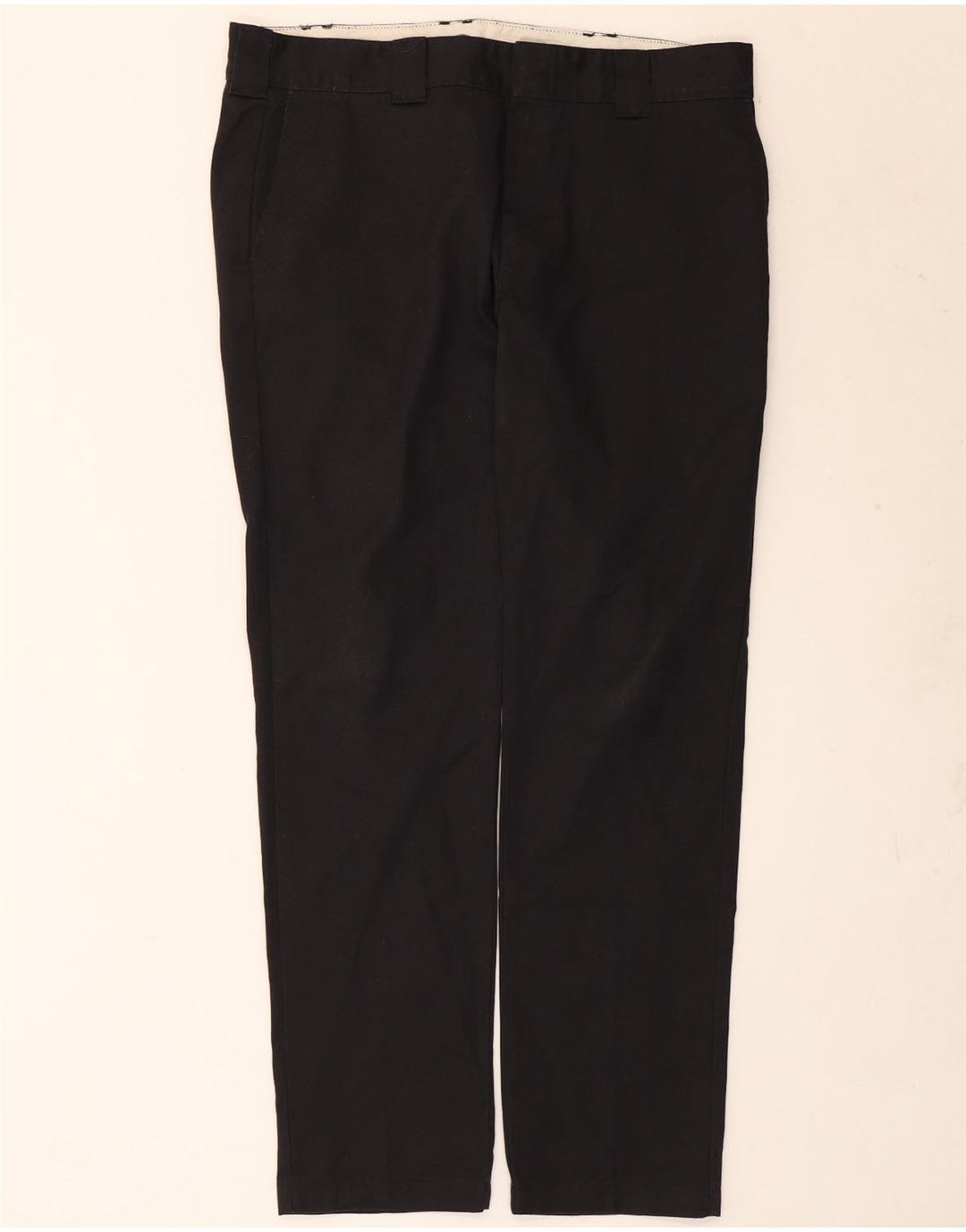 Pantaloni chino slim fit da uomo Dickies W36 L32 poliestere nero