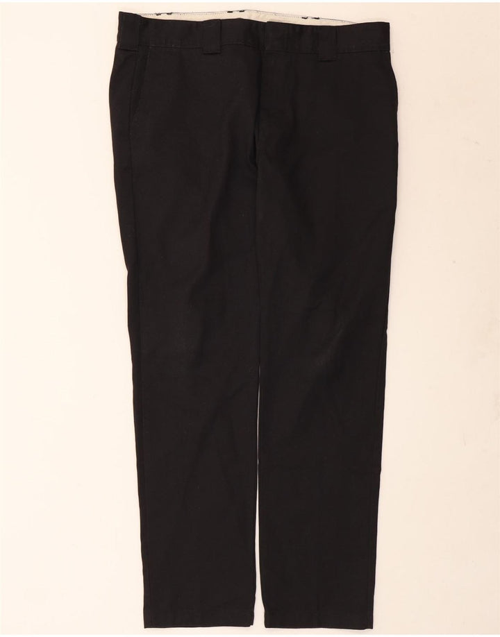 Pantaloni chino slim fit da uomo Dickies W36 L32 poliestere nero