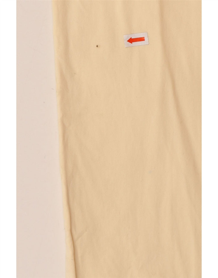 Pantaloni casual dritti da uomo HUGO BOSS Arkansas W36 L34 cotone bianco sporco