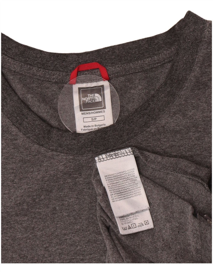 The North Face Mens T-Shirt Top Small Grey Cotton