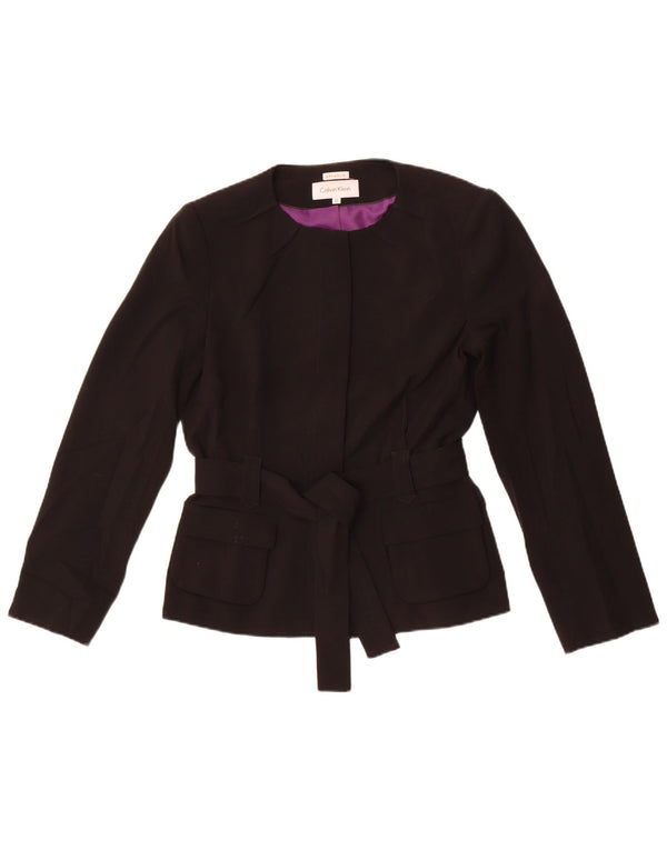 Giacca blazer da donna Calvin Klein US 10 Large poliestere nero