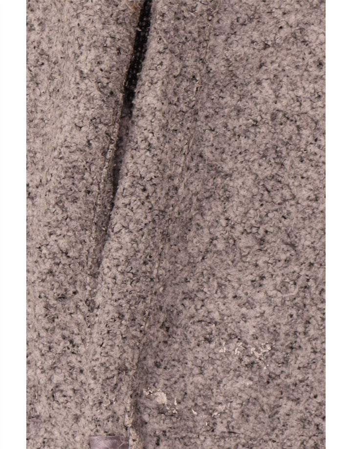 Soprabito da donna Marks & Spencer UK 8 piccolo poliestere screziato grigio