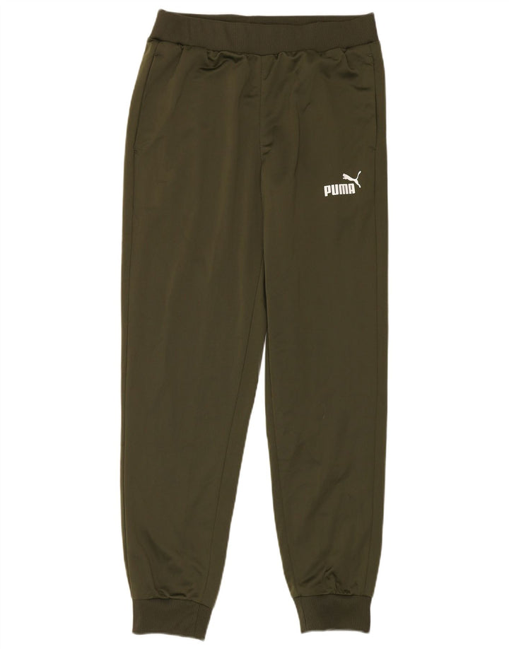 Pantaloni da tuta da uomo Puma Joggers medio poliestere kaki