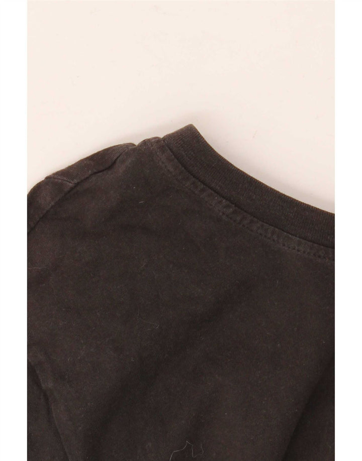 T-shirt grafica da uomo Adidas Top media nera