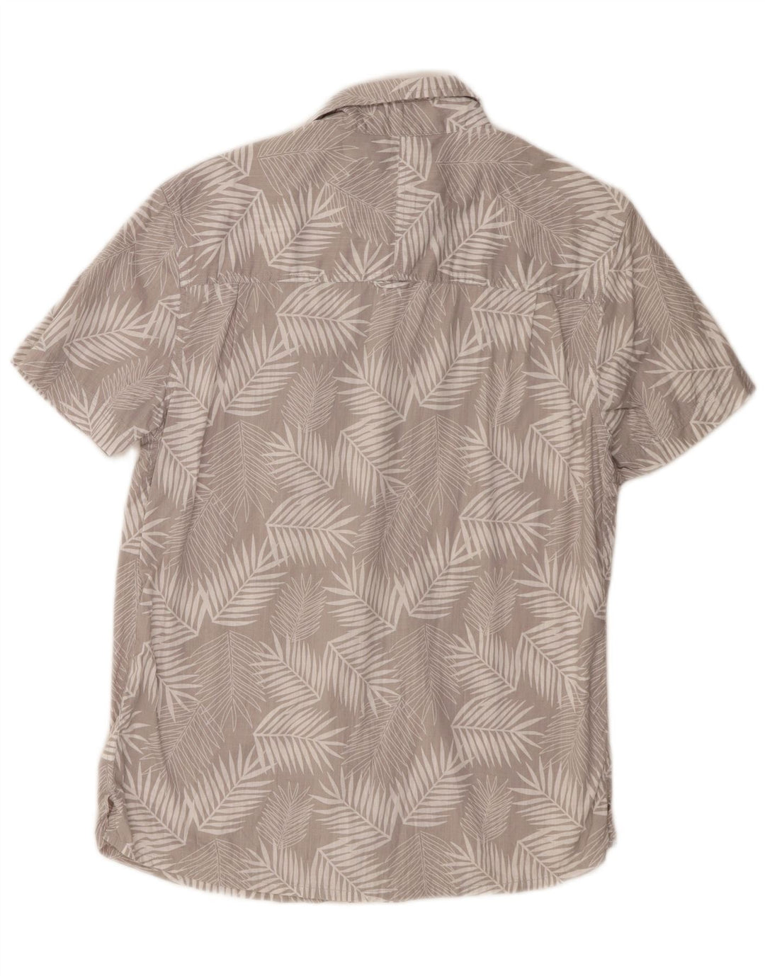 Camicia a maniche corte da uomo Mountain Warehouse in cotone floreale grigio medio