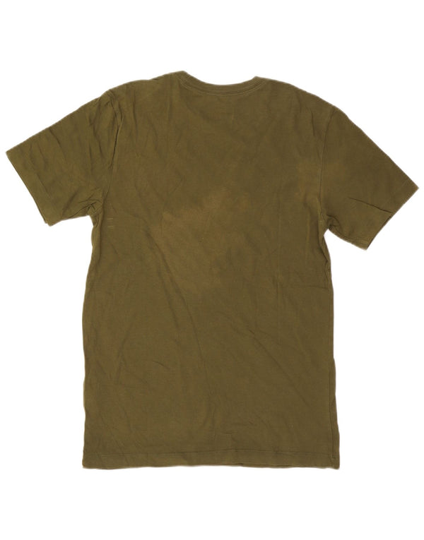 T-shirt grafica da uomo Nike Top Small in cotone kaki