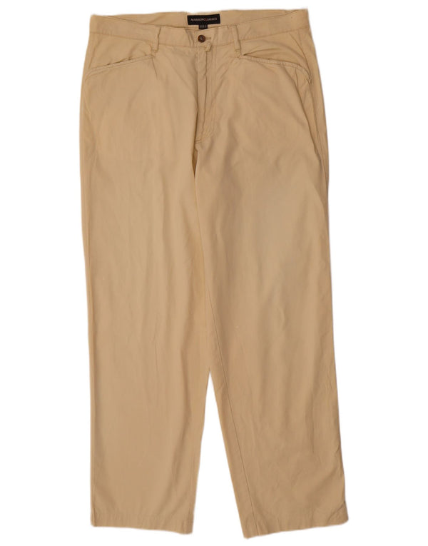 Pantaloni casual dritti da uomo Marlboro Classics EU 52 XL W34 L29 Beige