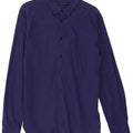 Camicia slim fit da uomo French Connection grande in cotone blu navy