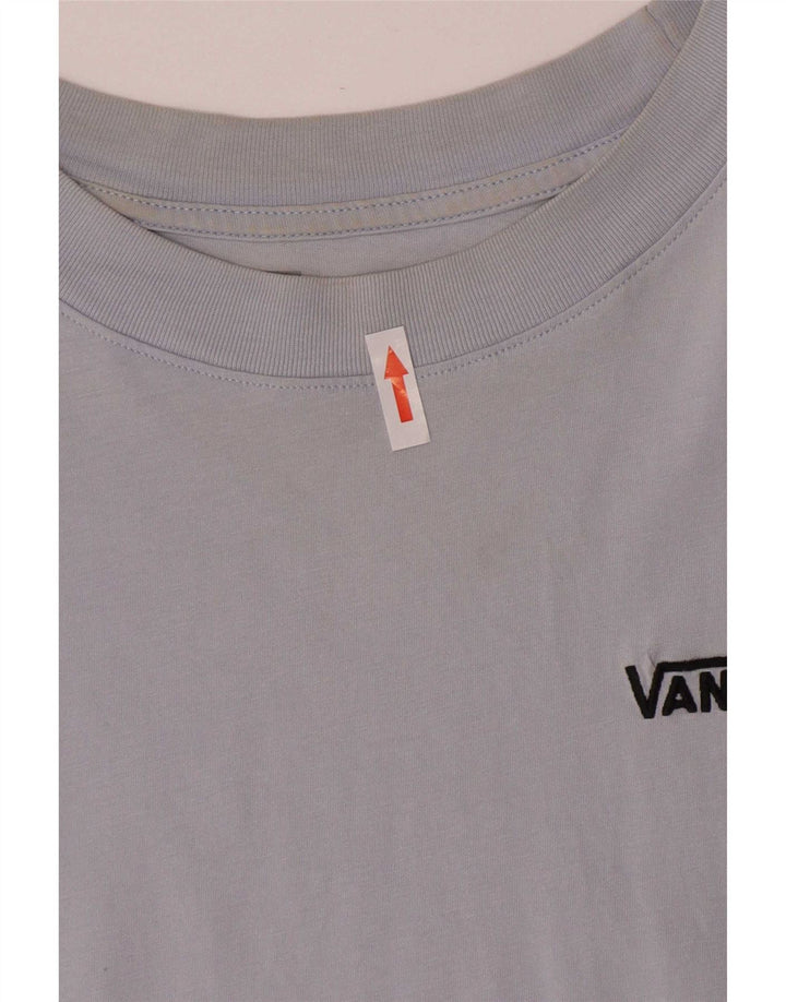 T-shirt grafica regolare a maniche corte da donna Vans UK 14 Large Blu