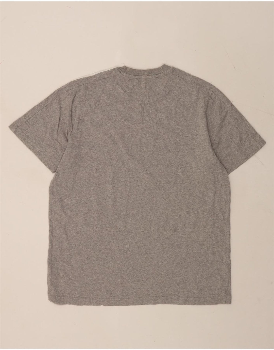 T-shirt ADIDAS da uomo Top grande in cotone grigio