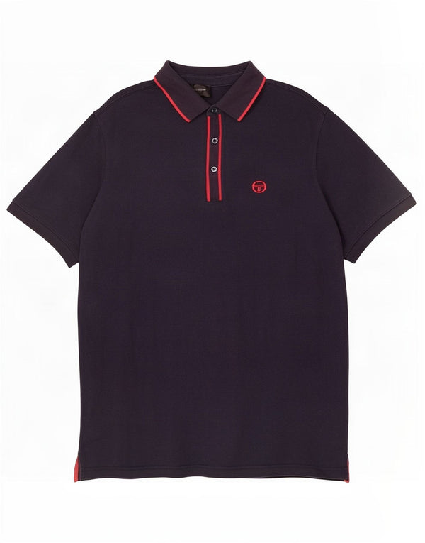 Polo Uomo Sergio Tacchini XL Blu Navy Cotone