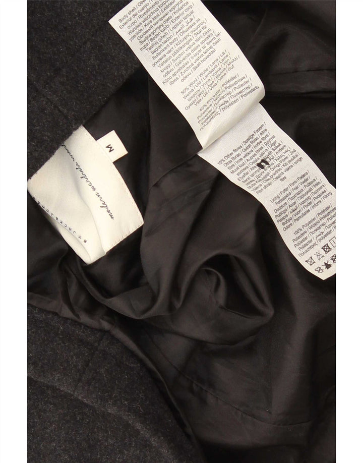 Cappotto da uomo Jack & Jones UK 38 lana nera media