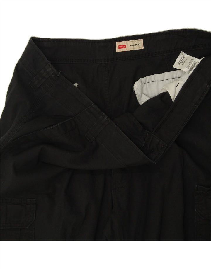 WRANGLER Mens Capri Cargo Trousers W42 L25 Black Cotton Vintage Wrangler and Second-Hand Wrangler from Messina Hembry 