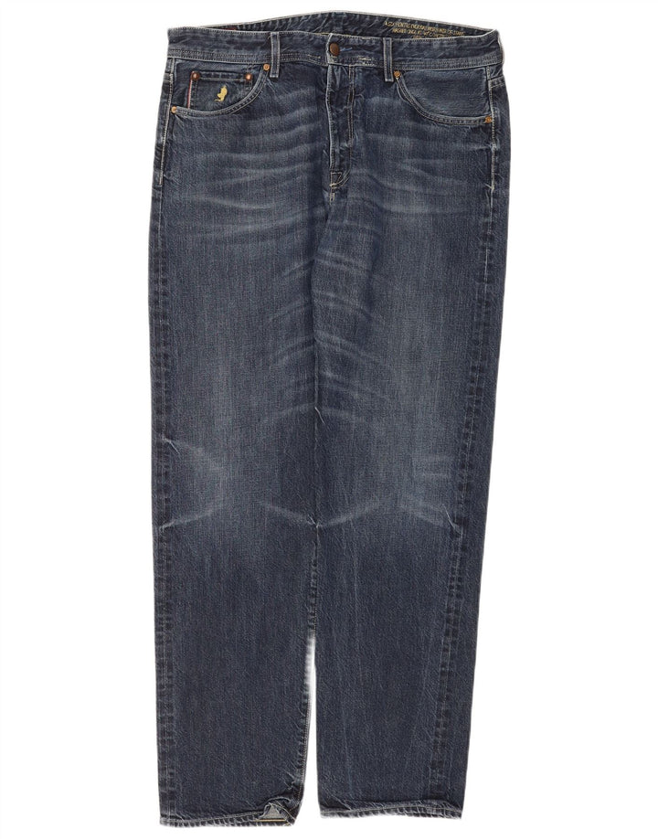 Jeans dritti da uomo Marlboro Classics W36 L34 cotone blu